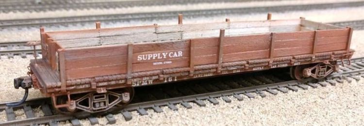 Built-up OwlMtModels F-50-Series kit as SPMW 161 with scratchbuilt sideboards