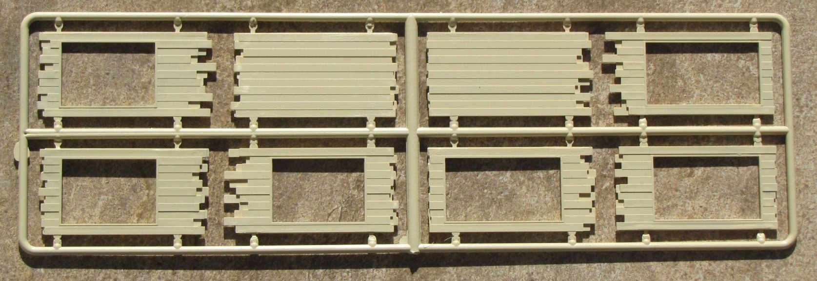 OMM 3012 Add-On Sprue of 8-Panels of Modular Lumber